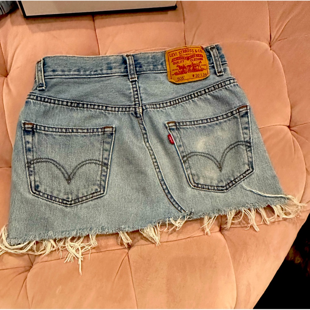 Levi's  505 Denim mini skirt